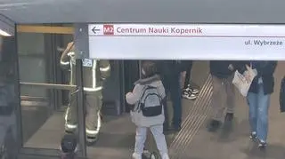 Wypadek na stacji Centrum Nauki Kopernik