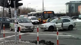 na rondzie Jazdy Polskiej