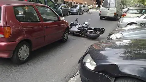 Wymusiła pierwszeństwo, motocyklista w szpitalu