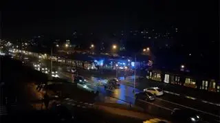 Zderzenie tramwaju z samochodem