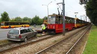 Pijany zablokował tramwaje