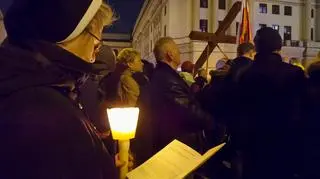 Droga Krzyżowa na ulicach Warszawy