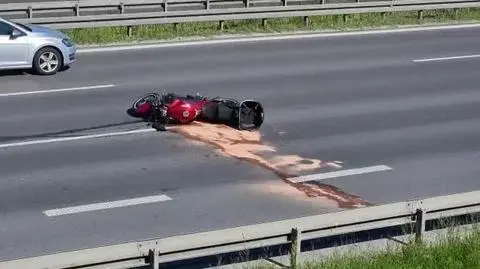 Śmiertelny wypadek z udziałem motocyklisty na S8