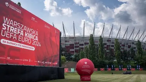 Kibice na błoniach Narodowego wspierali reprezentację