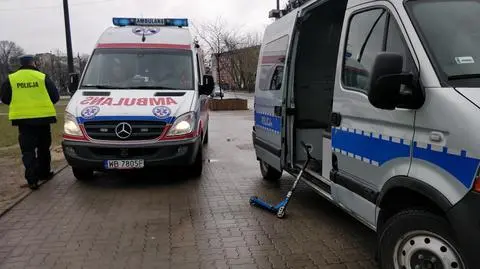 11-letnie dziecko na hulajnodze potrącone na Żoliborzu