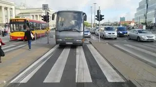 Kobieta potrącona przez autobus