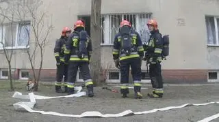 Pożar w mieszkaniu na Obozowej