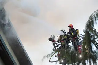 Pożar domu w Józefosławiu