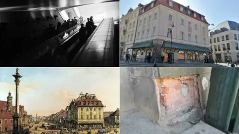 Drogowcy remontują... kamienicę. W tle Canaletto i atrakcja z PRL