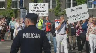 Protest przeciwko obwodnicy