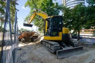 Istniejących chodnik przechodzi kompleksowy remont