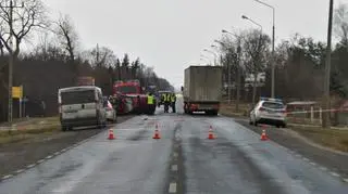 Wypadek pod Warszawą