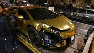 Lamborghini po kolizji