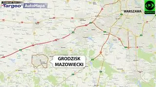 Akcja strażaków w Grodzisku Mazowieckim