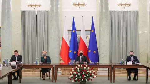 Spotkanie prezydenta RP z samorządowcami w sprawie pomocy dla uchodźców z Ukrainy 