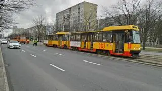 Uszkodzony tramwaj