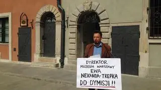 Samotny protest Janusza Sujeckiego