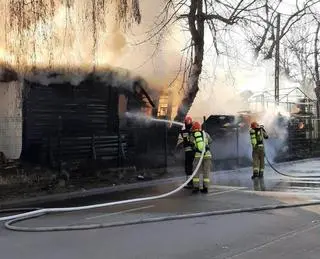 Pożar na Korkowej