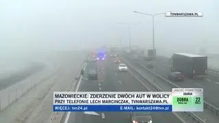 Duże utrudnienia na S7 w kierunku Warszawy