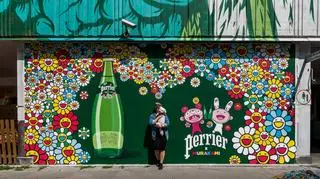 Mural PERRIER X MURAKAMI