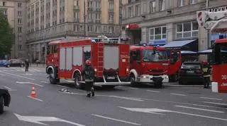 Akcja strażaków w Śródmieściu