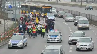 Protest na Służewcu