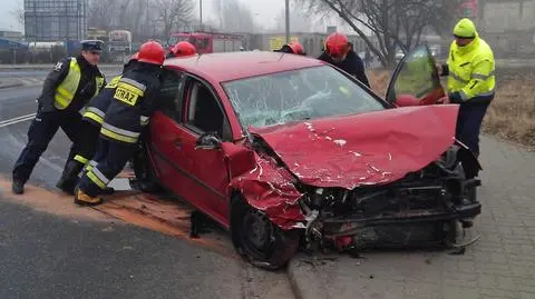 Pijany wymusił pierwszeństwo