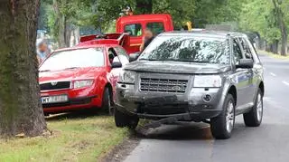 Wypadek na ul. Lazurowej