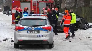 Policyjny pościg zakończył się na Klimontowskiej 