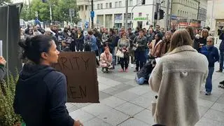 Manifestacja solidarności z Irańczykami