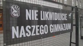 Protesty przeciwko likwidacji gimnazjów