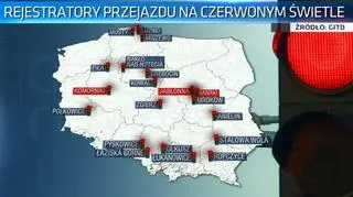 Gdzie są rozmieszczone rejestratory?