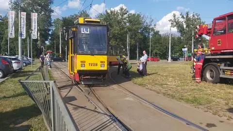 Wykoleił się tramwaj do nauki jazdy