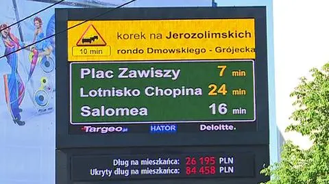 Wystartował licznik korków.  "Rano straciliśmy milion złotych"