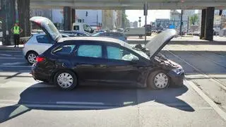 Wypadek na rondzie Czterdziestolatka