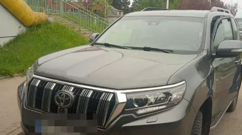 Toyota odzyskana przez policjantów 