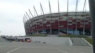 Pożar w pomieszczeniach gospodarczych Stadionu Narodowego