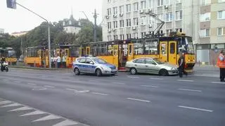 Zderzenie z tramwajem na ul