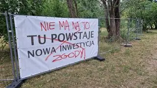 Na części terenu "Psiej Górki" pojawiło się ogrodzenie