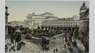 Plac Teatralny w 1915 roku