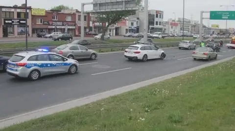 Czteroletnie dziecko w szpitalu po wypadku w alei Prymasa Tysiąclecia