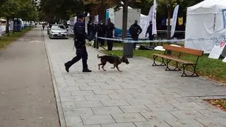 Na miejscu wypadku pracuje policja