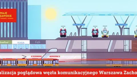 Pierwszy w Warszawie podziemny przystanek tramwajowy. Jest zgoda