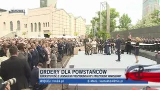 Andrzej Duda wręcza ordery