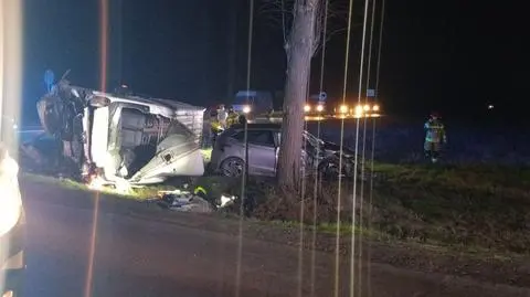 Wypadek w miejscowości Cegłów 