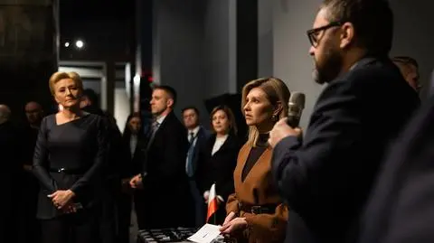 Ołena Zełenska odwiedziła Muzeum Powstania Warszawskiego