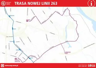 Trasa linii numer 263