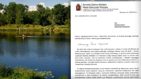 Budowa gazociągu na Białołęce. Burmistrz chce 5 tys. nowych drzew