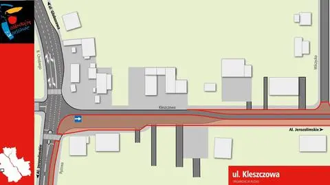 Zamknięcie Kleszczowej przesunięte. Przebudowa ulicy za 7,6 mln zł