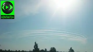 Nad Warszawą krążył AWACS